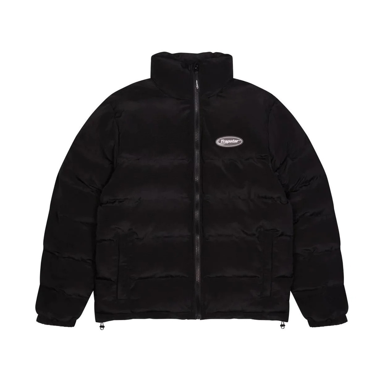 Trapstar Hyperdrive 2.0 Puffer Jacket Schwarz mit Oval-Logo Patch Trapstar Hyperdrive 2.0 Puffer Jacket Schwarz mit Oval-Logo Patch