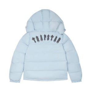 Trapstar Hellblaue Puffer Jacke hinten