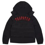 Trapstar Schwarze Jacke Rotes Logo