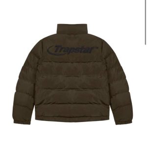 Trapstar Braune Puffer Jacke Rückenansicht