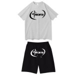NOFS Grey Signature Shorts Set mit Sternen Logo Print