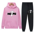 NOFS Pink Tracksuit mit Trapstar Logo und Kapuze