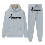 NOFS Grey Tracksuit mit schwarzem Star Logo