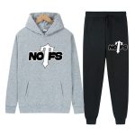 NOFS Grey Tracksuit mit Trapstar Logo Print
