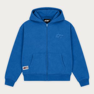 NOFS Royal Blue Zip Hoodie in leuchtendem Blau
