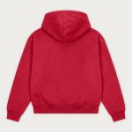 NOFS Roter Zip-Hoodie Patch Logo